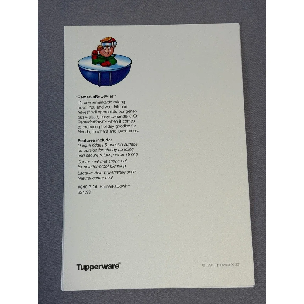Vintage Tupperware Christmas‎ Greeting Cards Lot of 19 New Elf Santa Snowman